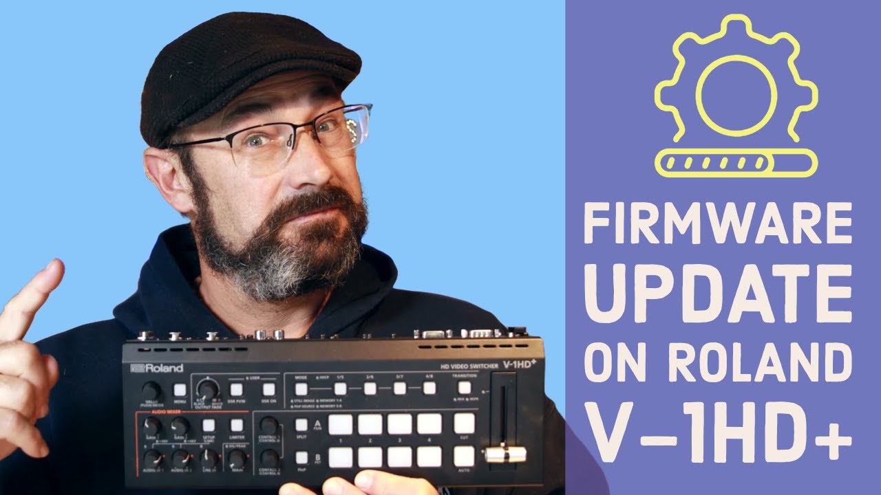 How to update the Firmware on a Roland v-1hd+