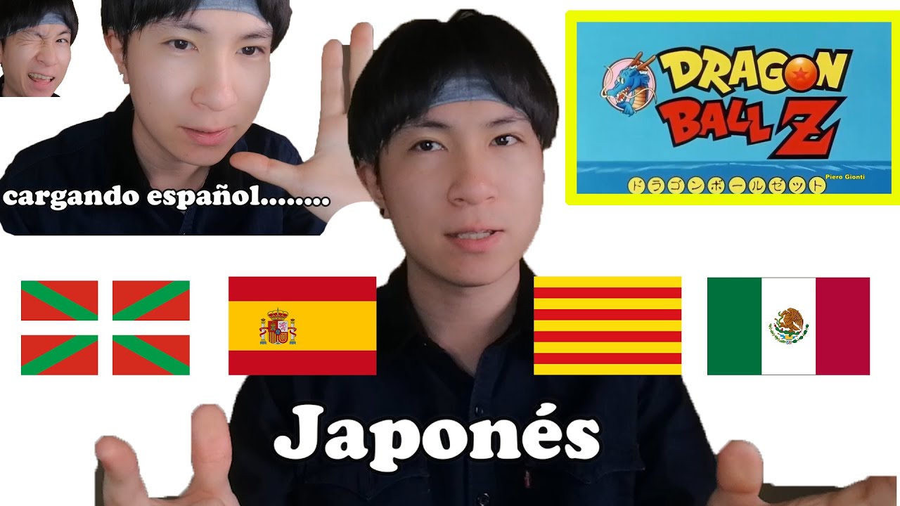 Japonés Reacciona a Dragonball Chara Head Chara en 5 idiomas