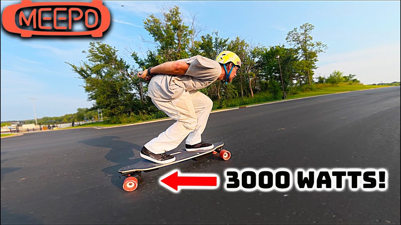 MEEPO GO ELECTRIC STREET LONGBOARD (Full Send) Review! 