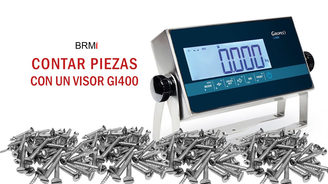 CONFIGURAR VISOR GI400 CUENTAPIEZAS