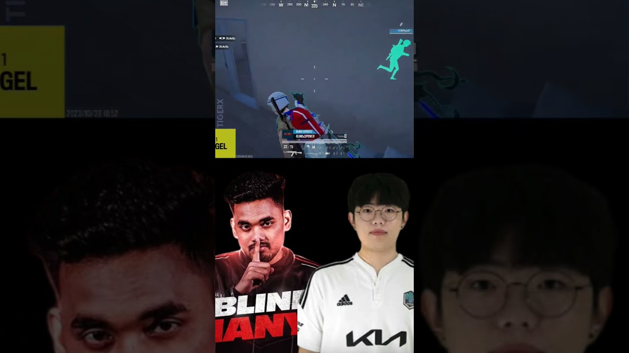 Blind eSports vs Kia eSports 😵 | 4v4 fight in Bgmi Korea Invitational  #blindesport #bgmiesports