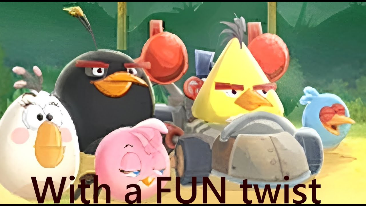 Playing Angry Birds Go With A Fun Twist...