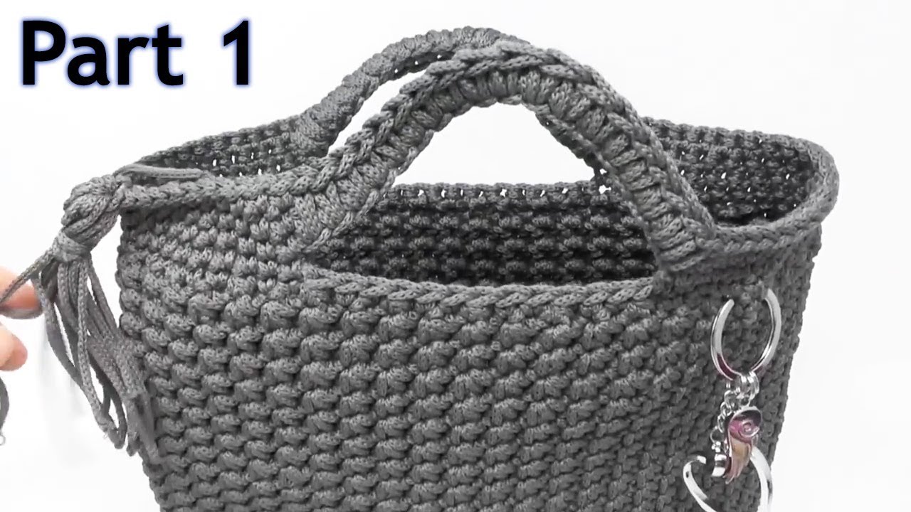 Crocheting Your Purse | ROPE Wool | Star Pattern PART 1