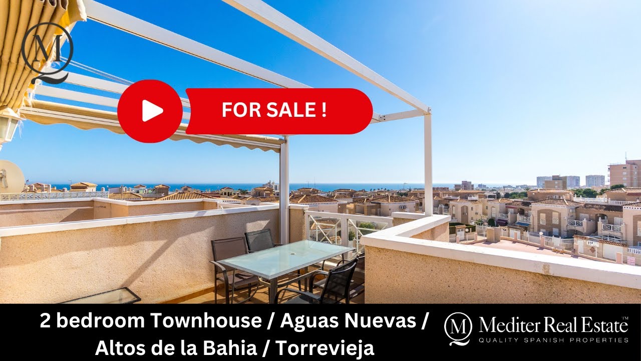 2 bedroom Townhouse / Aguas Nuevas / Altos de la Bahia / Torrevieja