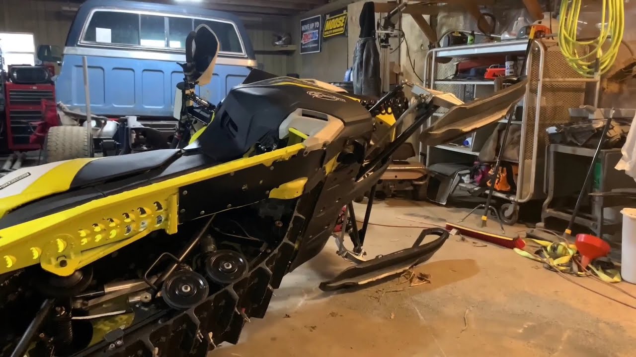 Skidoo 600rs adjustments + test ride