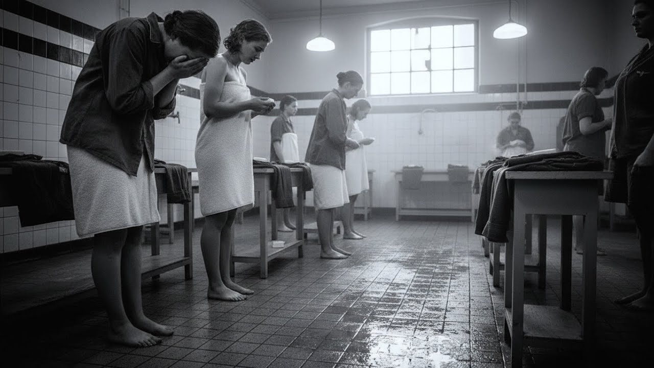 Deutsche POW-Frauen baff: Dusche mit Seife in Amerika!