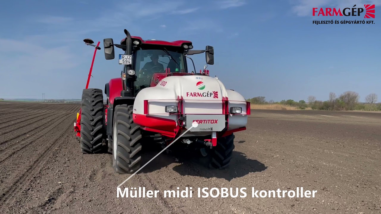Kisgazdaság precíziós vetési és gyomirtózási technikája Tolnanémediben!