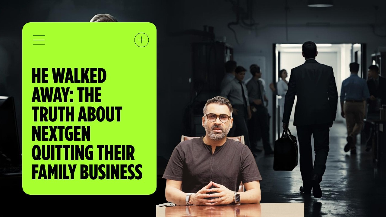 Why Sons Leave the Family Business — And Never Come Back.