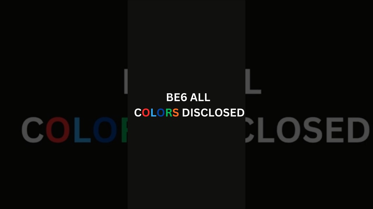 BE 6 All Colors !! Which one You like ?#shorts #electricvehicletalks #be6e