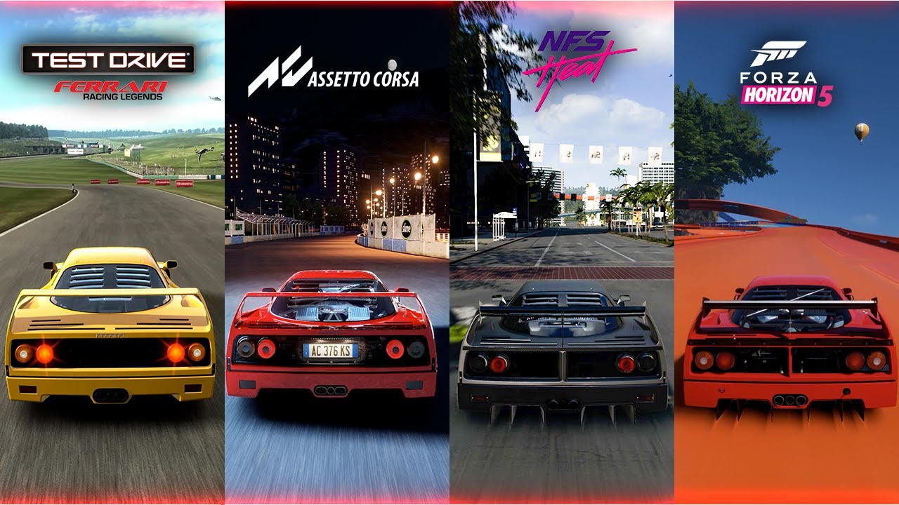 FERRARI F40 In Racing Games