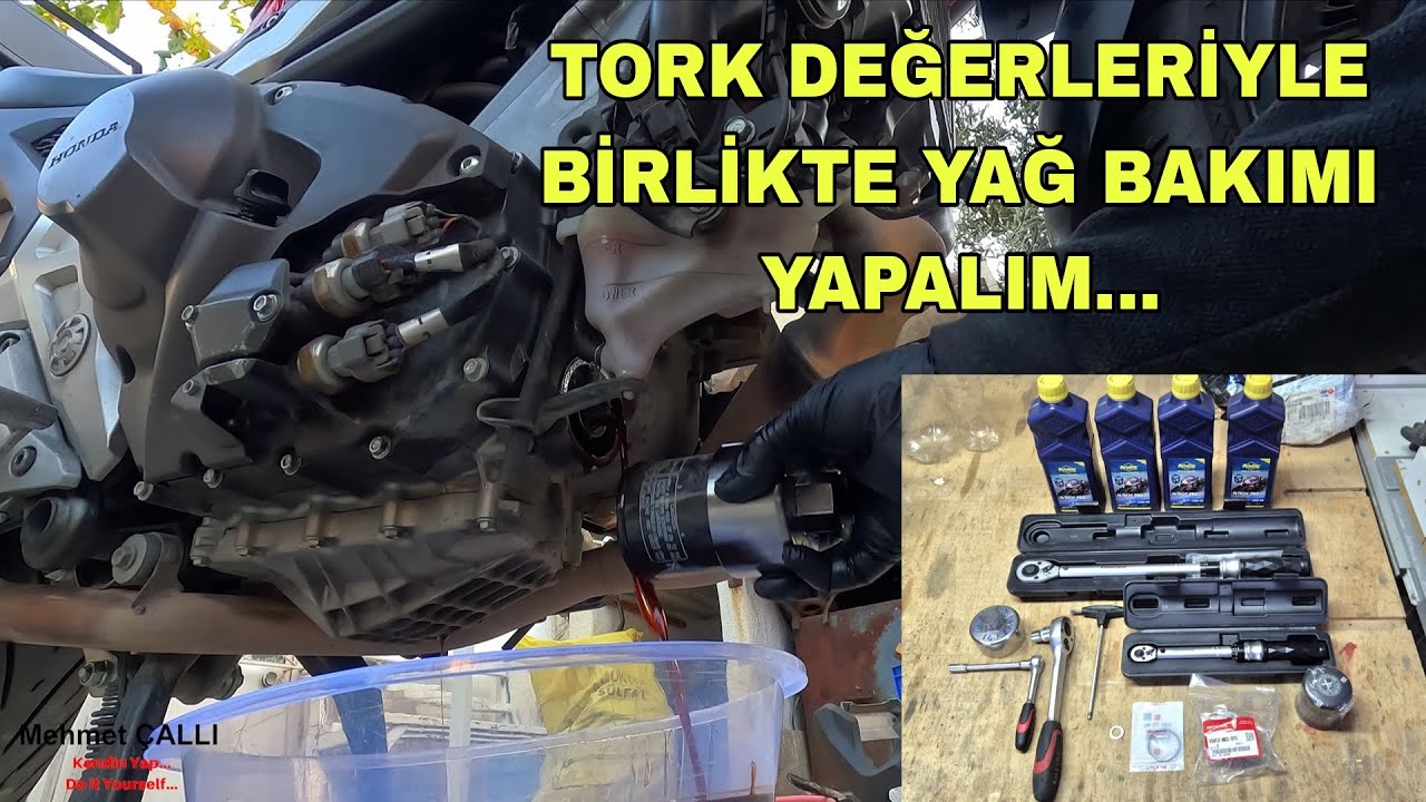 NC750X DCT TORK DEĞERLERİYLE YAĞ BAKIMI / NC750X OIL MAINTENANCE / NC700X YAĞ BAKIMI