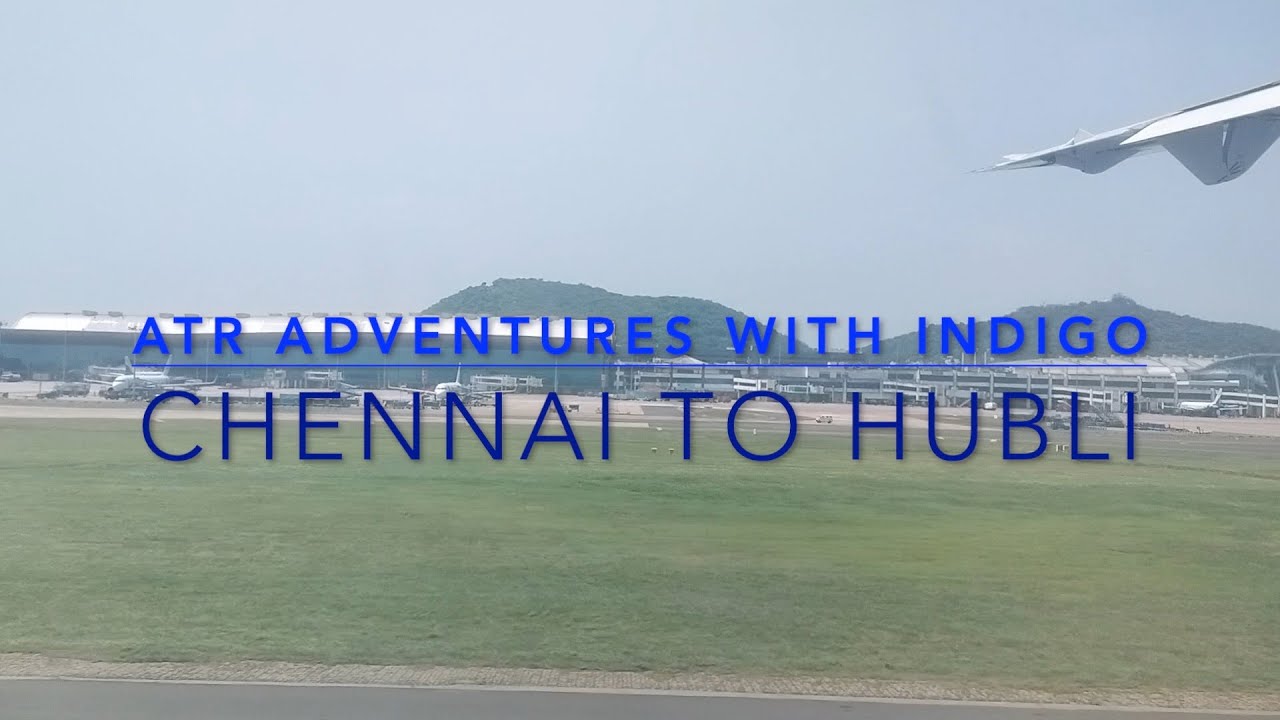 Finally flying an IndiGo ATR for the first time between Chennai and Hubli #tripreport