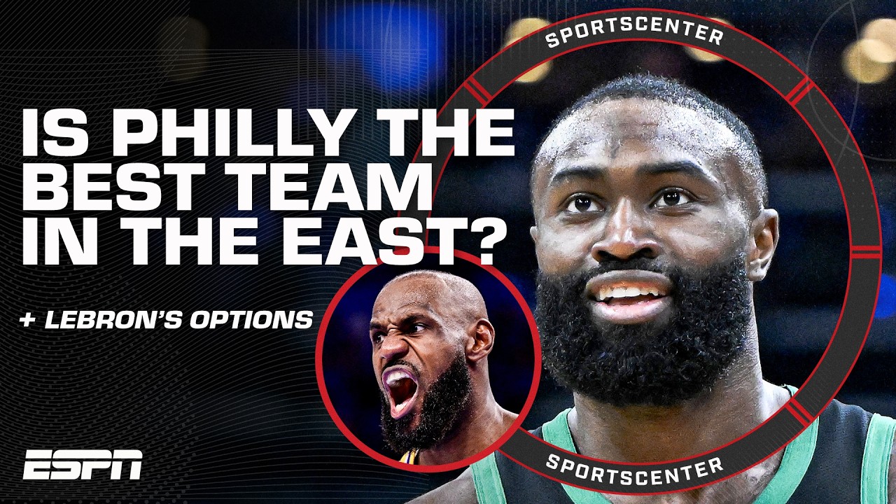 What is the 76ers&rsquo; CEILING with Jaylen Brown? 👀 + LeBron&rsquo;s free agency options | SportsCenter
