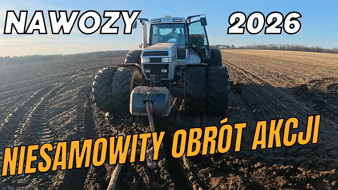 Mamy pole bez dojazdu. Zobacz jak sobie radzimy z nawozami. Nawozowy potwór w akcji.