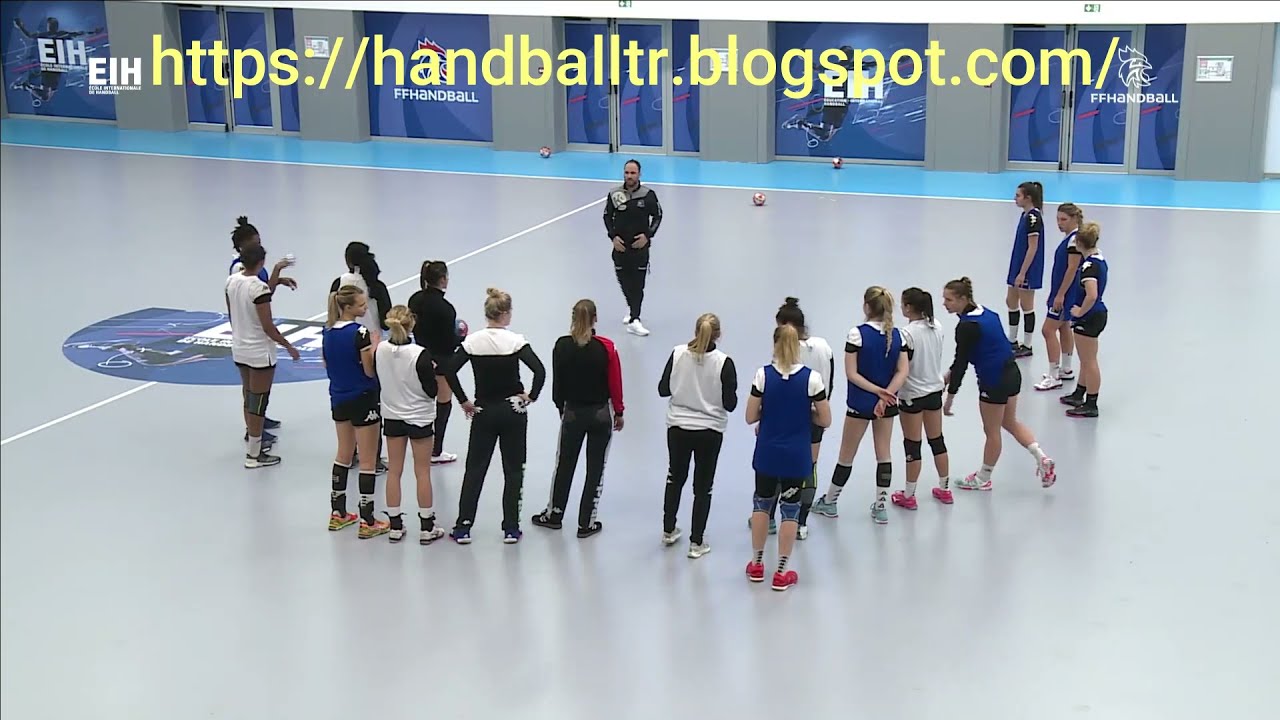 Handball training - The game with the pivot by Emmanuel MAYONNADE part 1