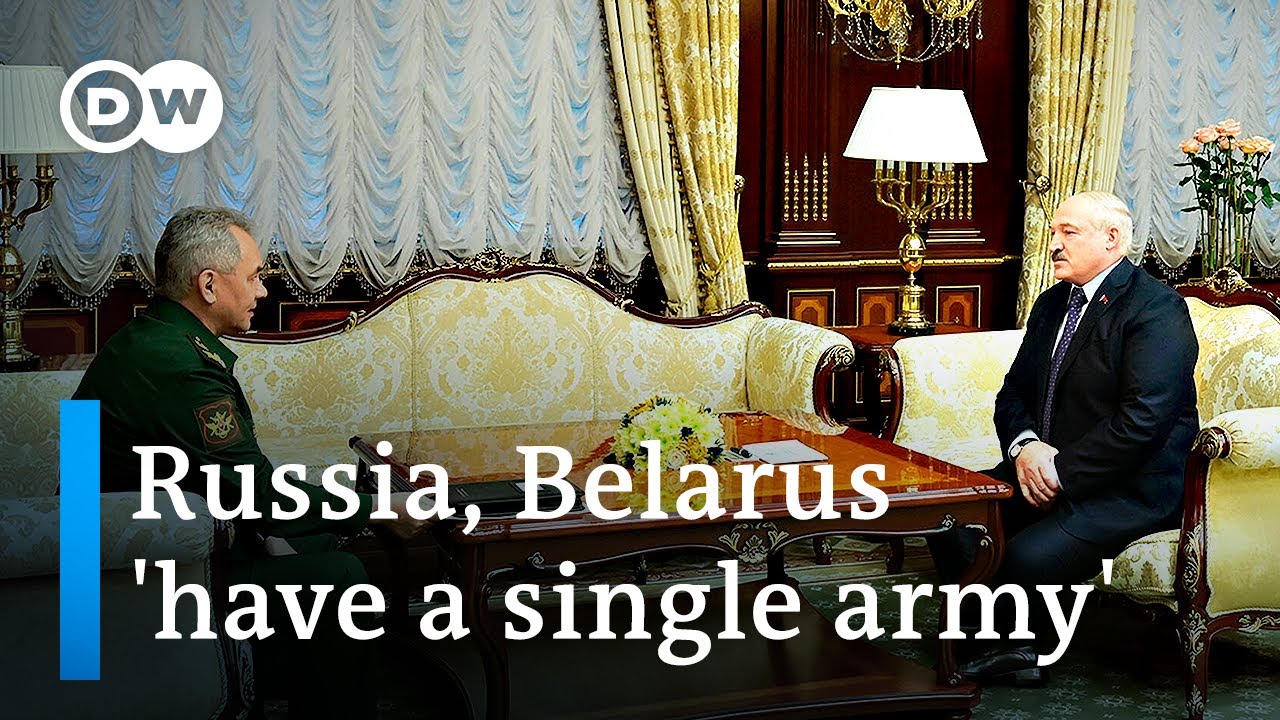 Russian defense minister meets with Lukashenko in Belarus| DW News