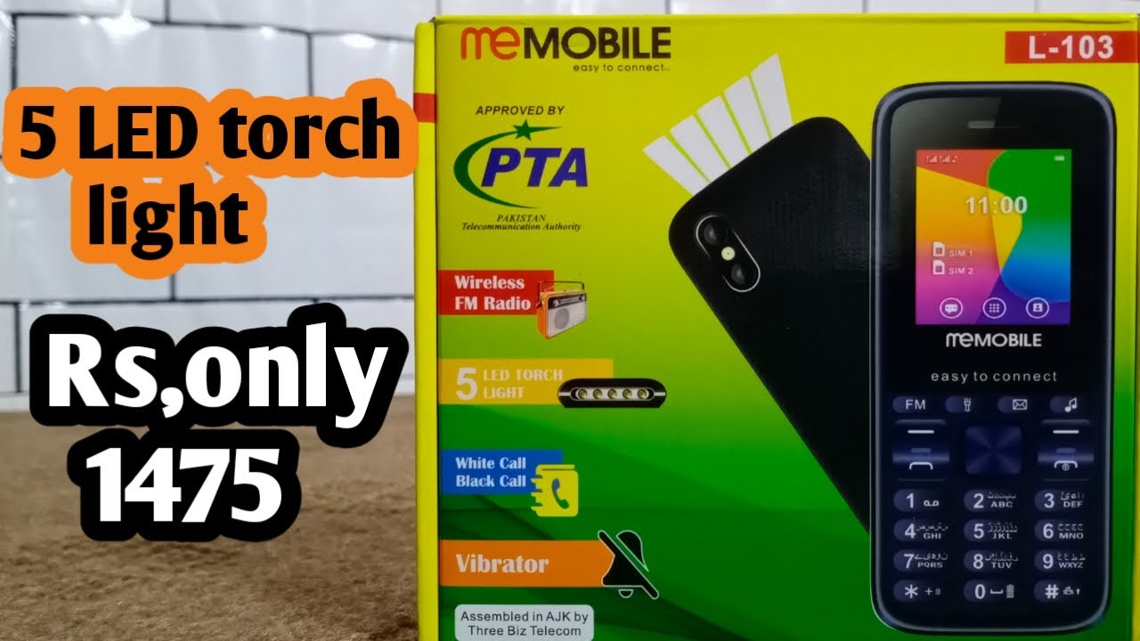 MeMobile   L103 Unboxing & Review