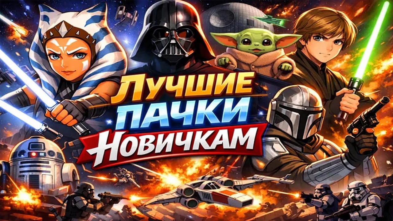 ГАЛАКТИКА ГЕРОЕВ ПАЧКИ КОТОРЫЕ Я БЫ ПОСОВЕТОВАЛ КАЧАТЬ НОВИЧКАМ ! SWGOH