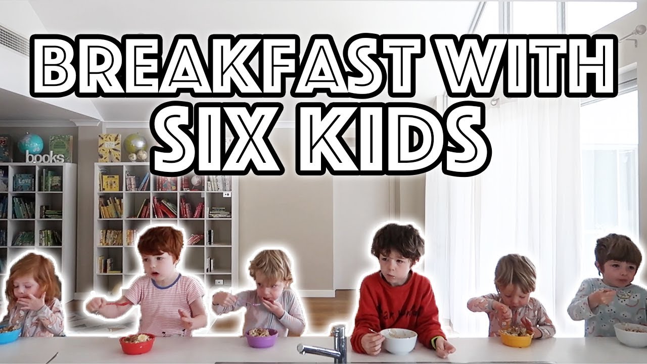 Morning Breakfast Routine with Six Kids