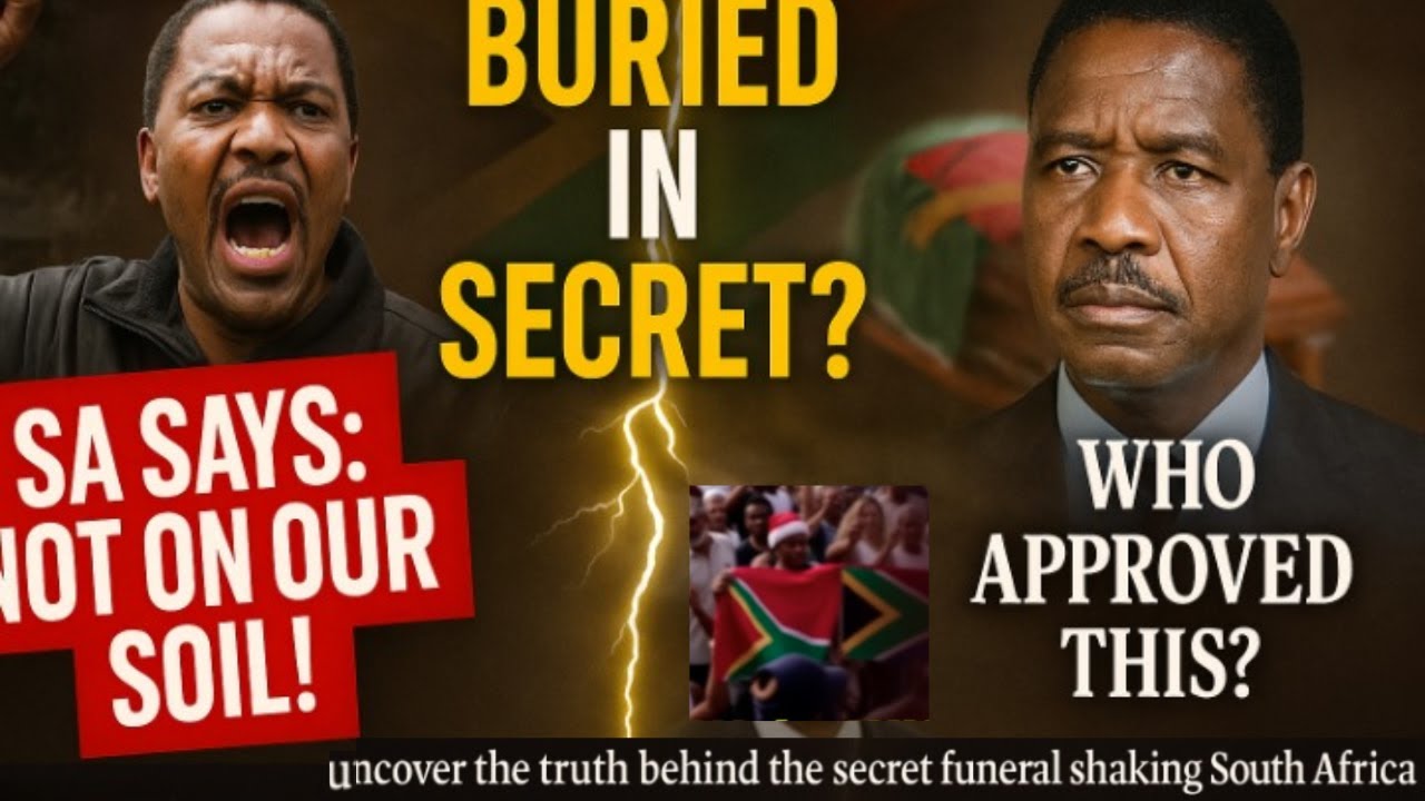 “South Africans Furious Over Lungu’s Secret Burial!”