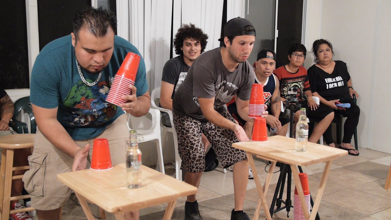 Flip Cup Ballet | Cup Flipping Team Game (Minute to Win It)