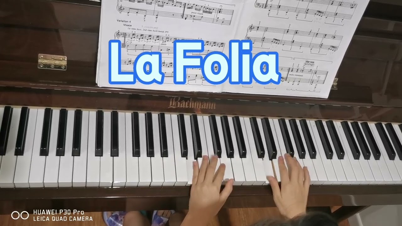 Alfred's Basic Piano Library Lesson Book Level 6 🎶La Folia 🎹🎹🎹🎹