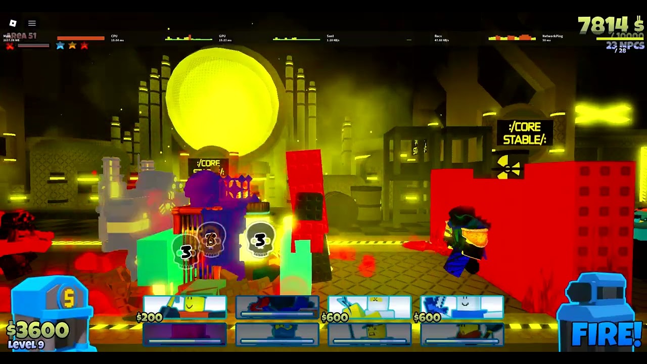 The battle bricks (4) Xtreme 3 star boss fight