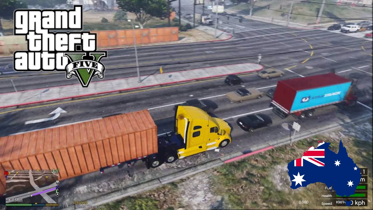 I turned GTA 5 into Australian Truck Simulator 🇦🇺🚛