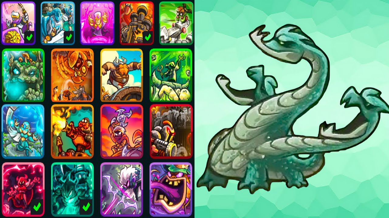 What tower can  defeat a 3-head hydra？Kingdom Rush 5 Alliance Ancient Hunger 王國保衛戰5 什麼防禦塔可以打敗 海德拉呢？