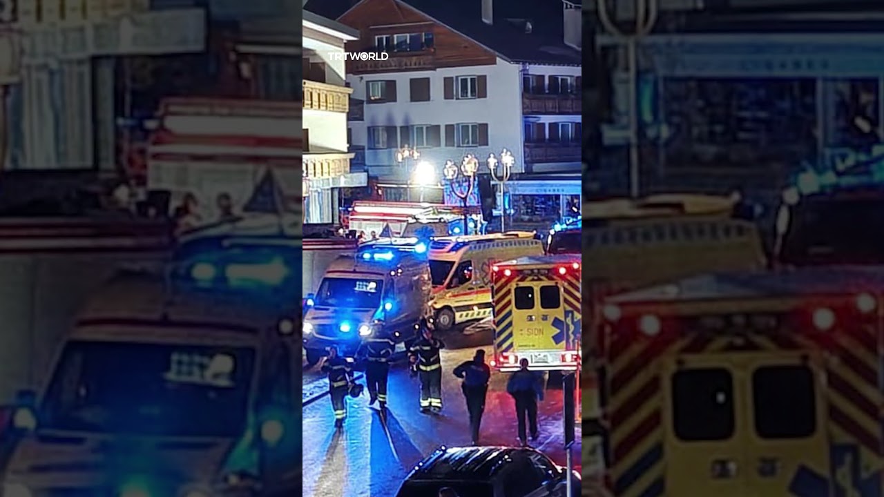Deadly fire breaks out at Swiss bar