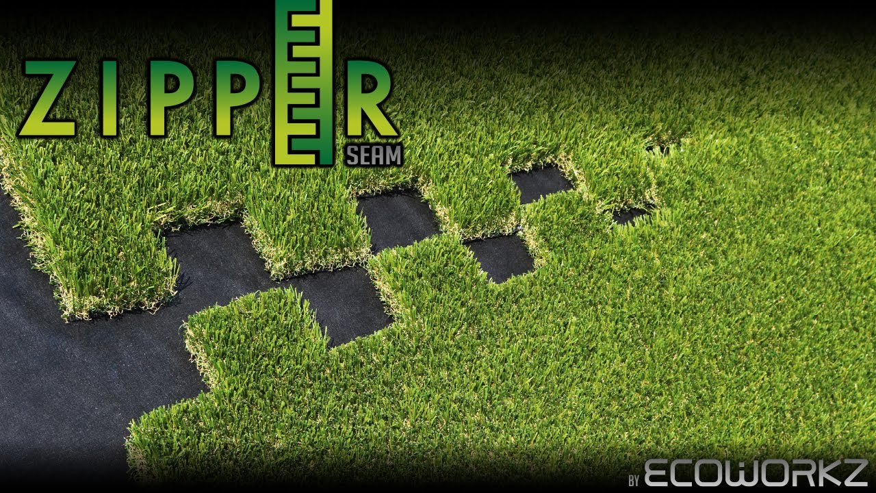 Artificial Grass Installation - Ecoworkz Zipper Seam