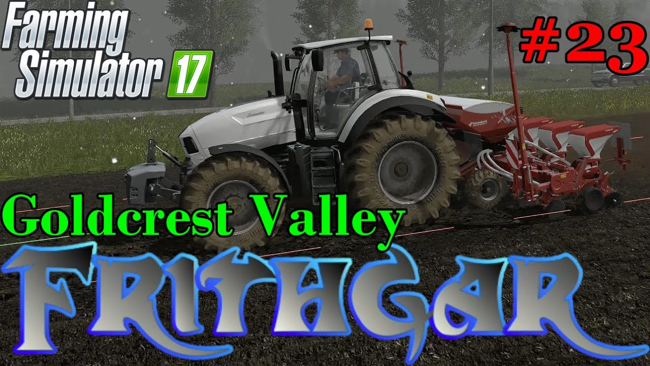 Давайте поиграем в Farming Simulator 2017, Goldcrest Valley #23: Работа под дождем!