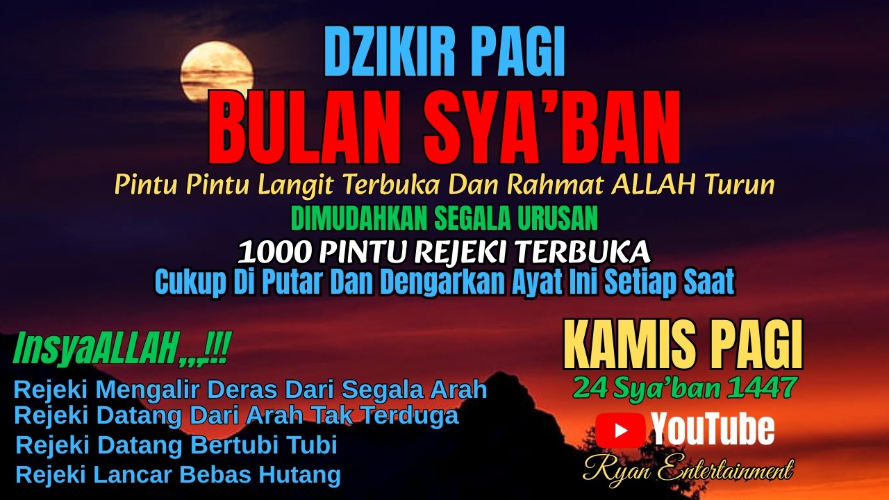 Keistimewaan Dzikir Kamis Pagi: Pembuka Pintu Langit, Rezeki Datang,Doa Terkabul dan Dosa Diampuni