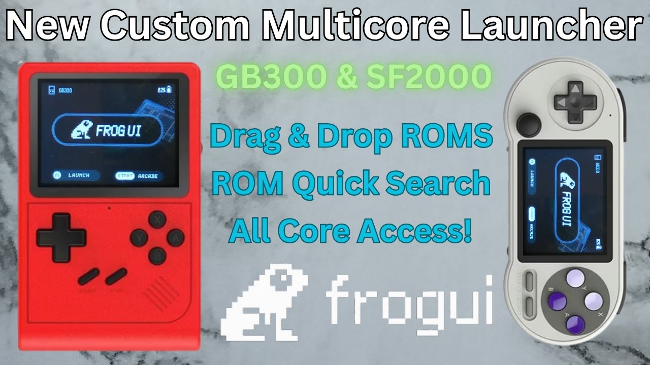 FrogUI — новый кастомный лаунчер для GB300 и SF2000! [Установка и функции]