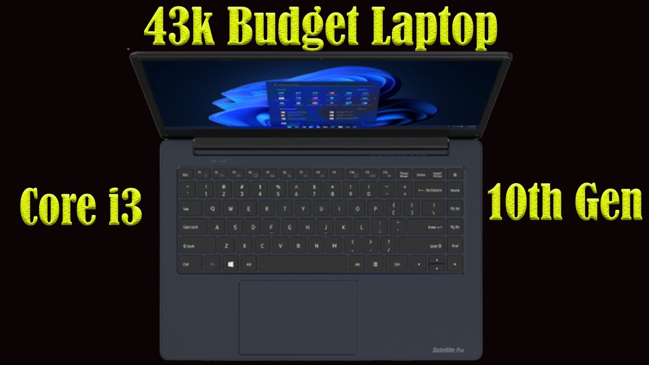Toshiba Dynabook Satellite Pro C40 Slim Laptop I Core i3 10th Gen Low Budget Laptop