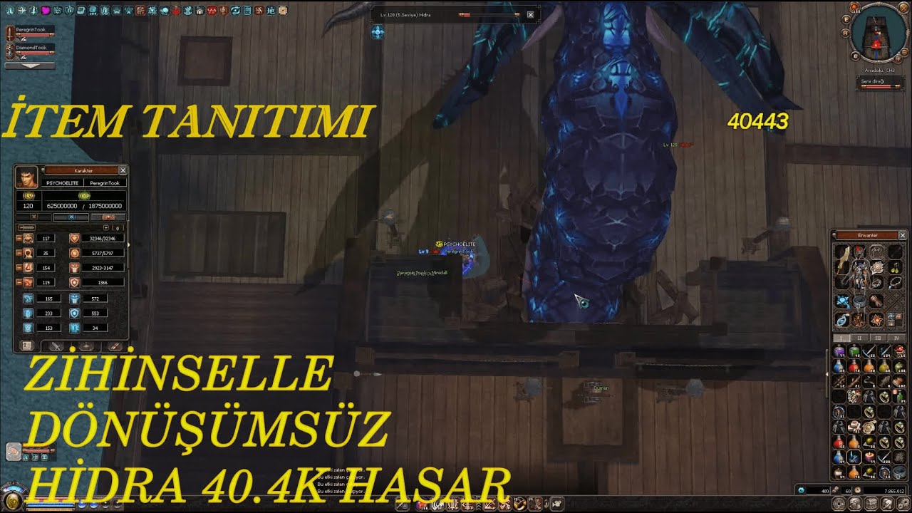 METİN 2 TR ZİHİNSEL D&Ouml;N&Uuml;Ş&Uuml;MS&Uuml;Z SOLO HİDRA VE İTEM TANITIMI / MENTAL WARRIOR SOLO HYDRA