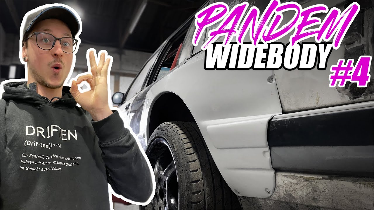 Der Breitbau am BMW E30 V8 Sitzt! | Pandem Widebody Drifter