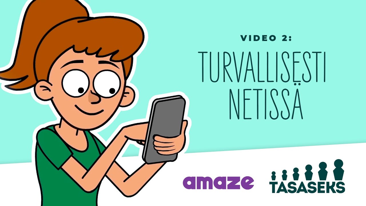 Turvallisesti netiss&auml; - Tasaseks & Amaze -mediakasvatusanimaatio