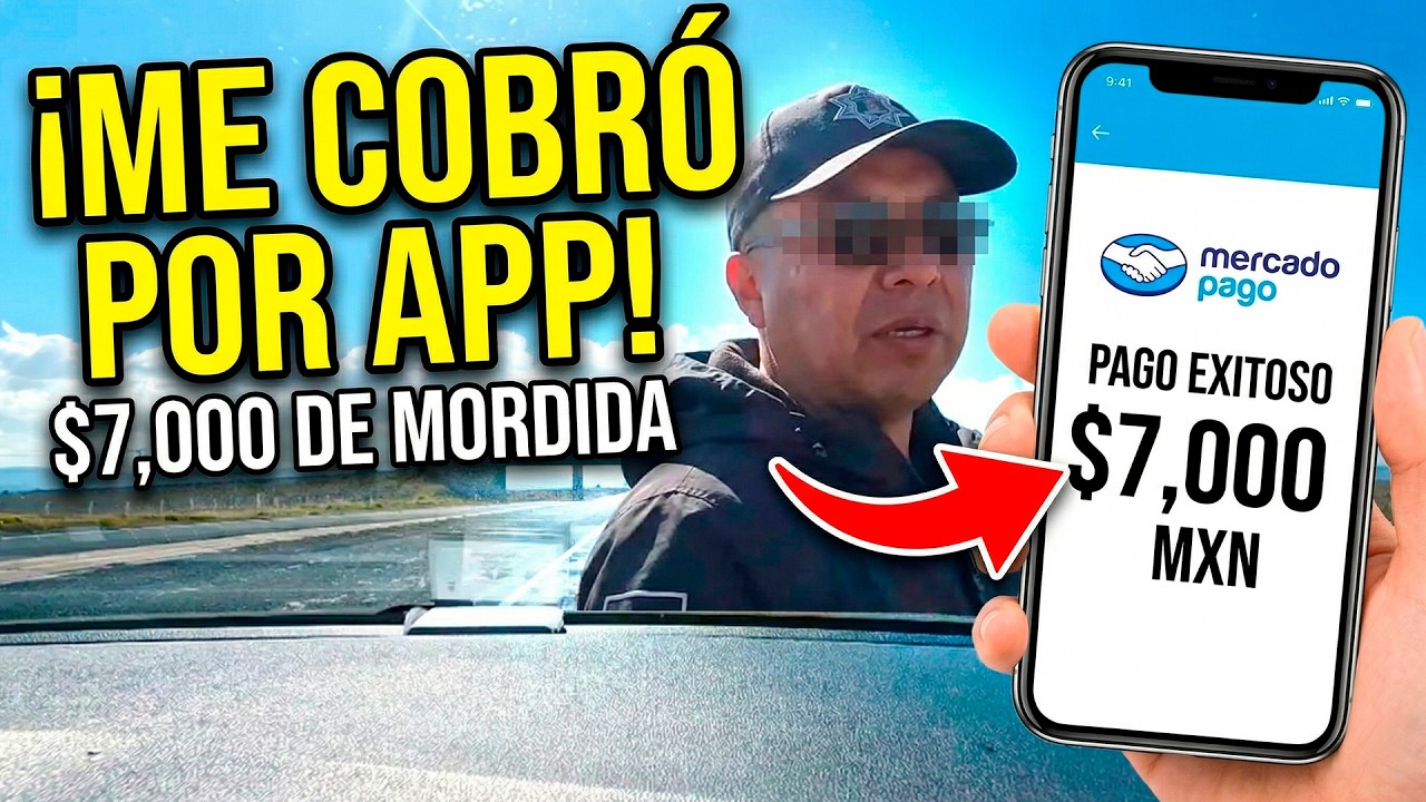 Asi extorsiona la policia del Estado de México a los conductores de otros estados.