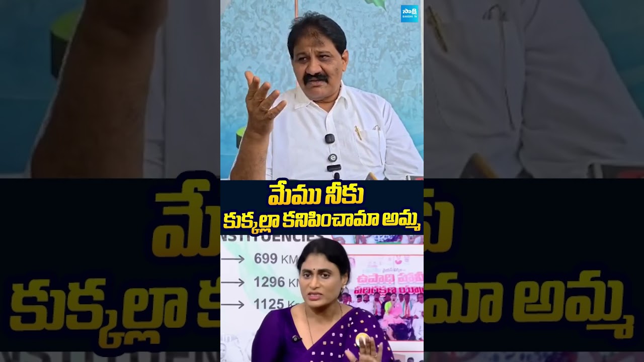 మేము నీకు కుక్కల్లా కనిపించామా అమ్మ.. #rachamallusivaprasad #sharmila #ysjagan #sakshitvlive