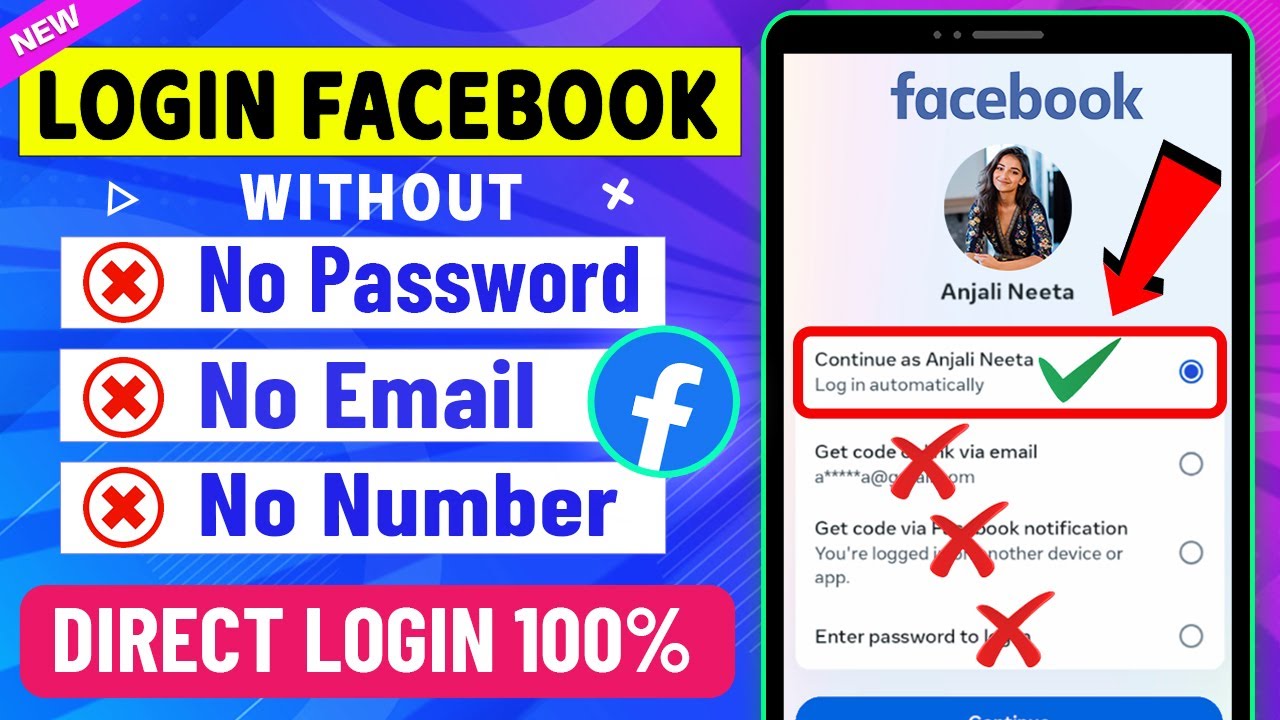 How to Login Facebook Account Whitout Email and Phone Number No Password ✅ Recover FB ID @AppFixi