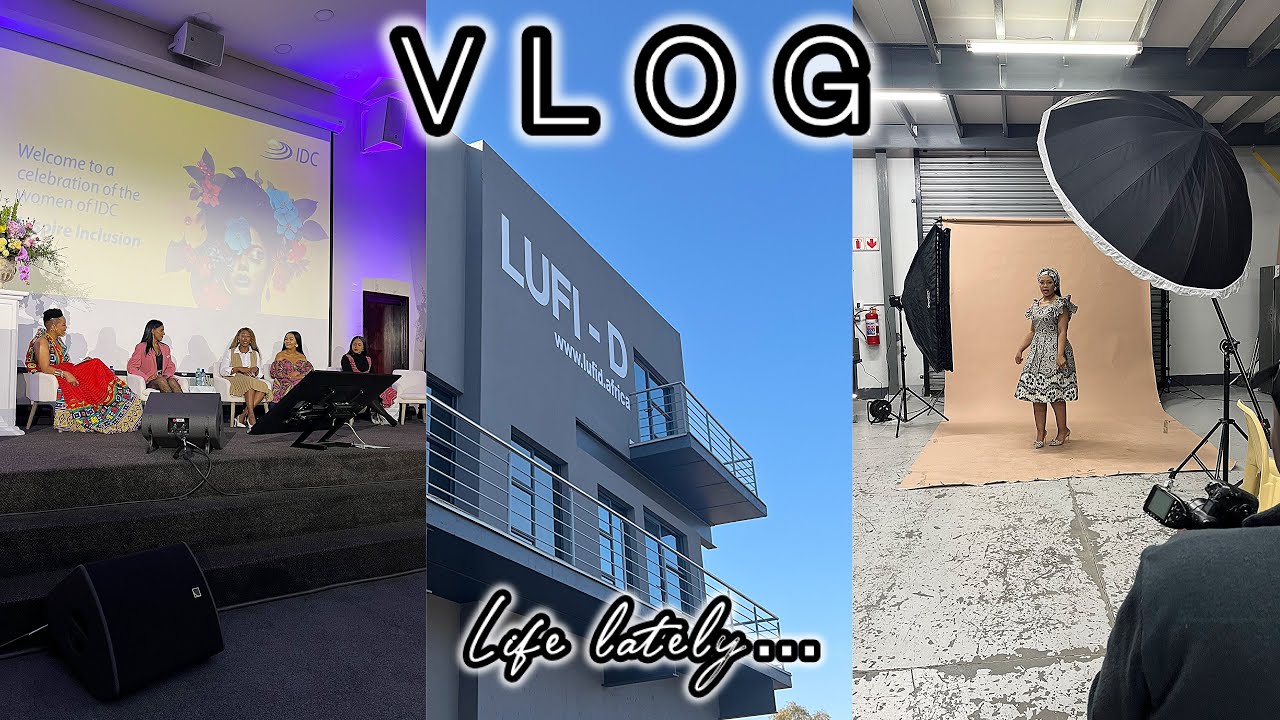 VLOG : PHOTOSHOOT AT LUFI-D | WOMEN’S EVENT AT IDC | LOVISA HAUL & MORE  #vlog #southafricanyoutuber