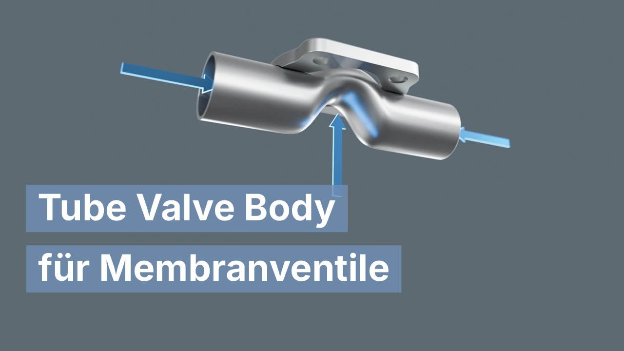 Tube Valve Body für Membranventile