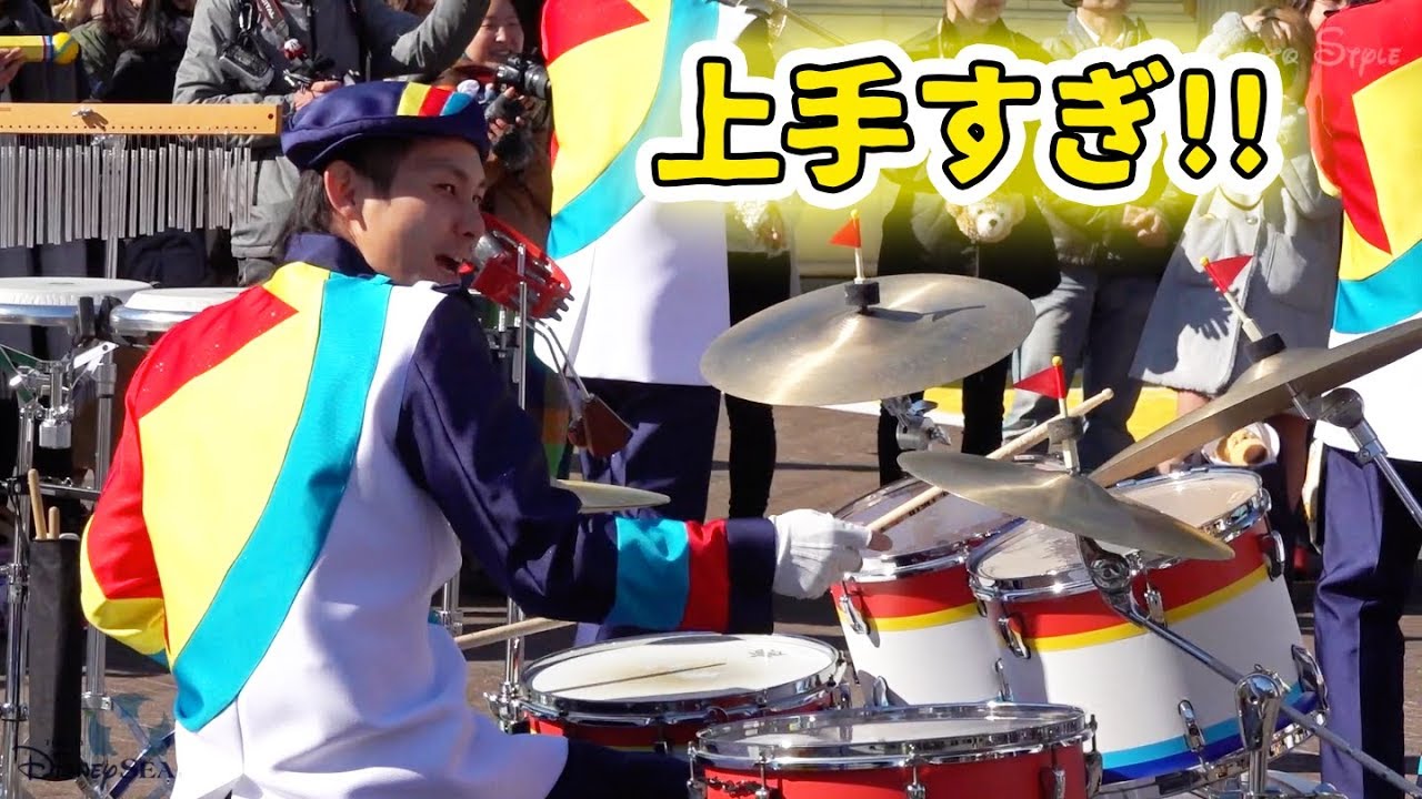 【東京ディズニーシー】ドラムめちゃかっこいい