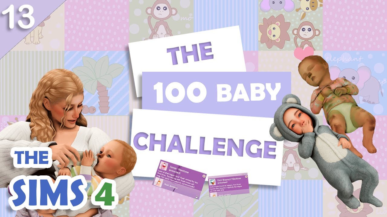 infants are here and i am stressed | THE SIMS 4 100 BABY CHALLENGE🍼| EPISODE 13