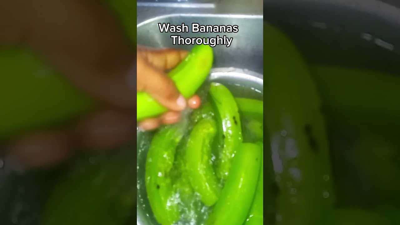 Simple Way To Cook Green Bananas