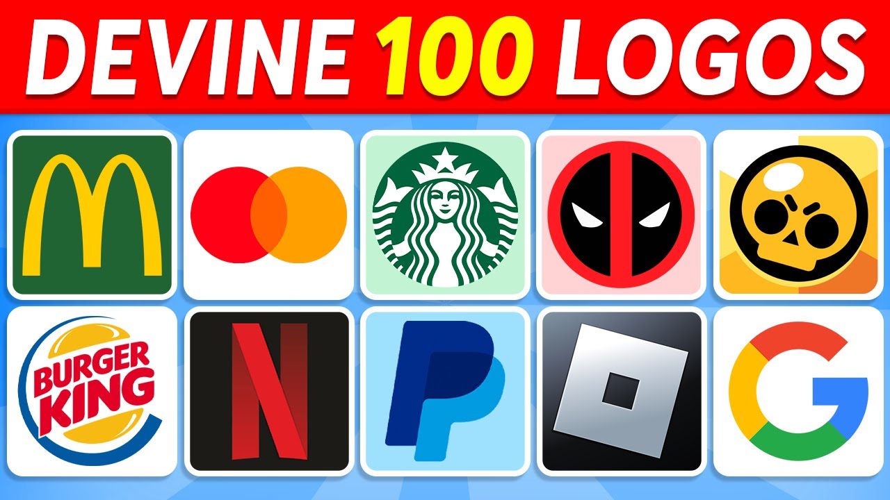Devine le LOGO en 3 SECONDES ✔️👀🧐 | 100 Logos C&eacute;l&egrave;bres | Quiz Logo 2024