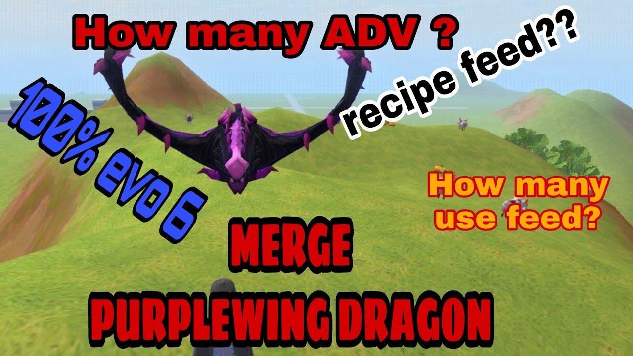 MERGE PURPLEWING DRAGON // PWD // UTOPIA ORIGIN //NEW UPDATE