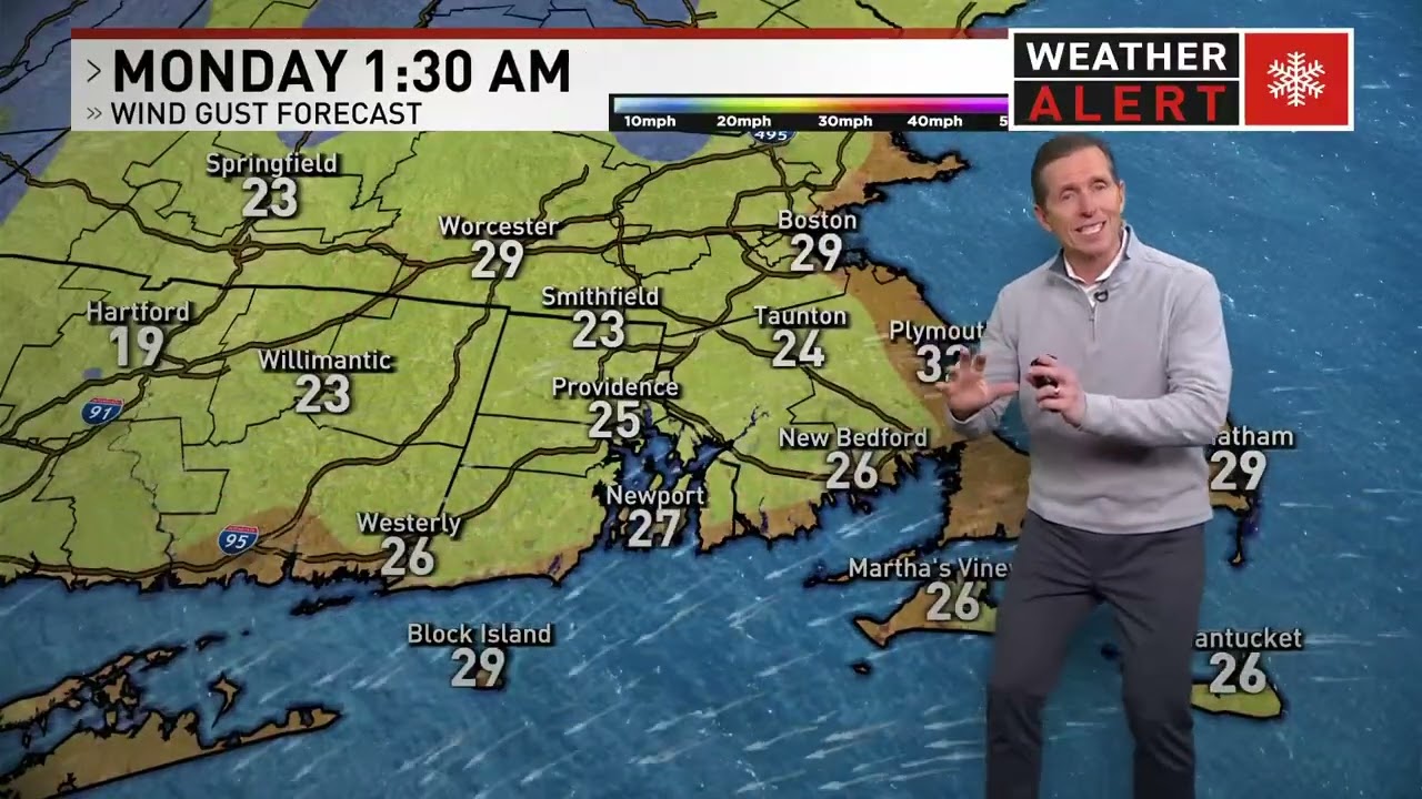 Snow continues to come down around Southern New England