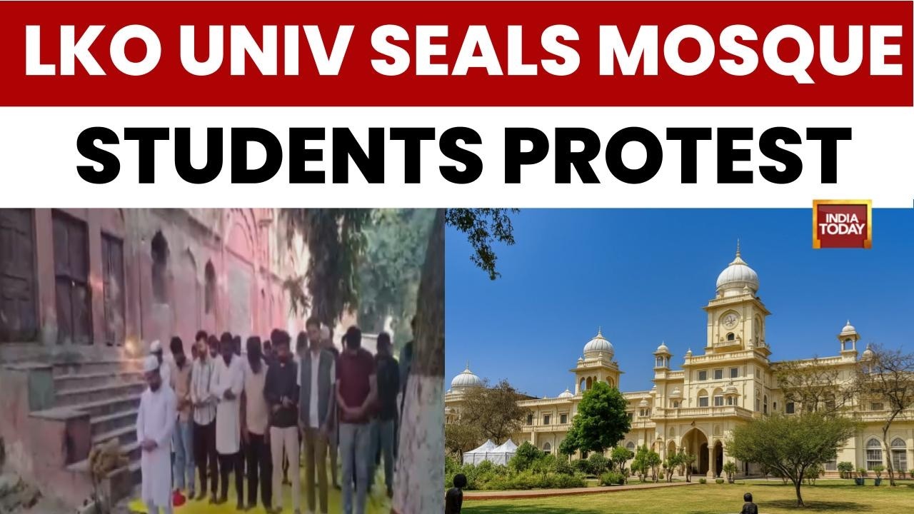 Lucknow University Seals Lal Baradari Mosque | Hindu Students Form Human Chain In Solidarity